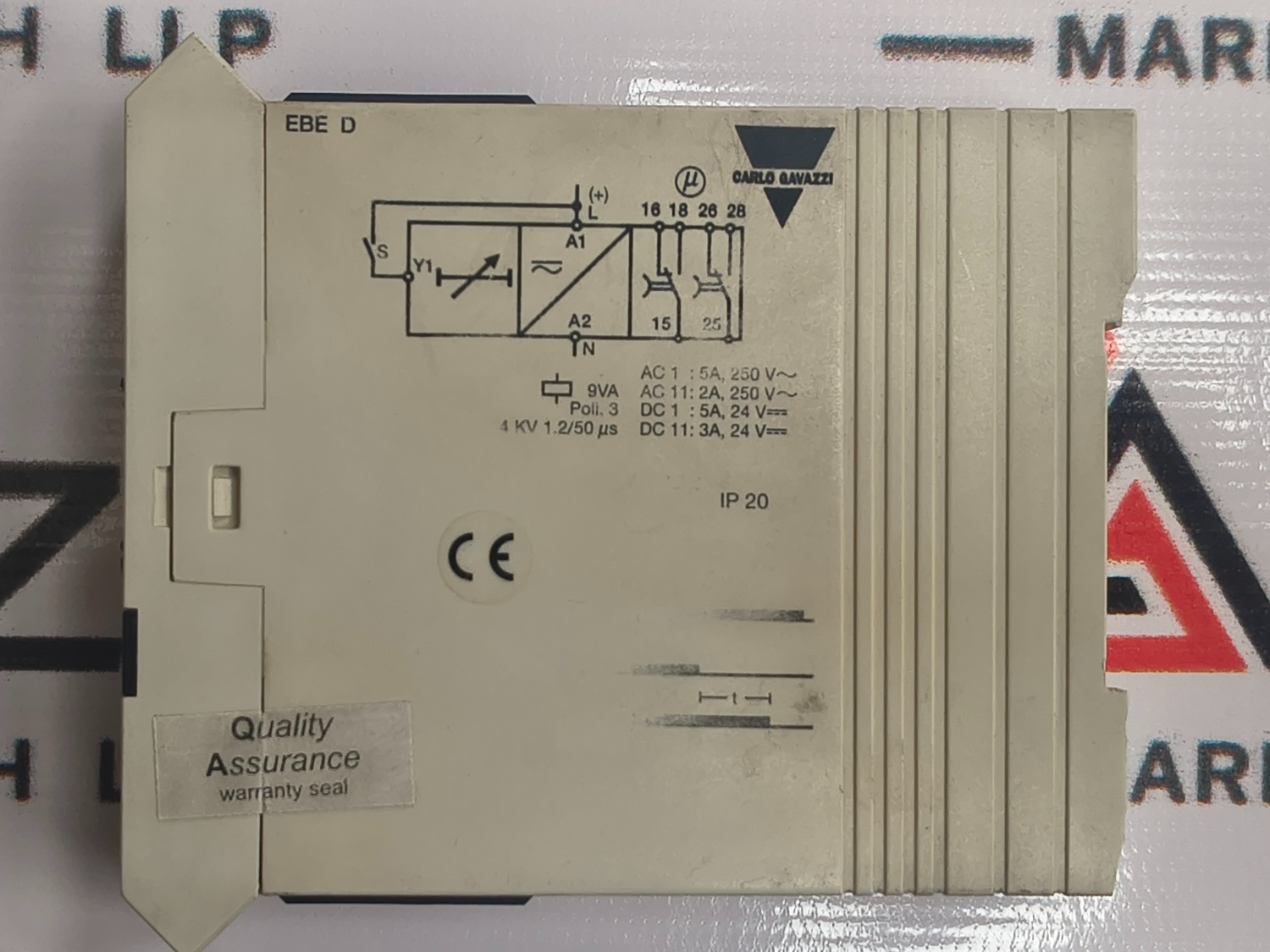 CARLO GAVAZZI EBEDC241M TIMER 24VDC 50/60 Hz TESTED